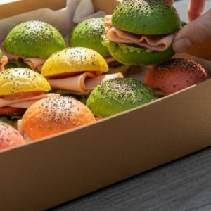 2 Bite Size  Assorted  Brioche Rolls